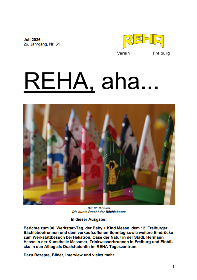 REHA-aha, Ausgabe 61